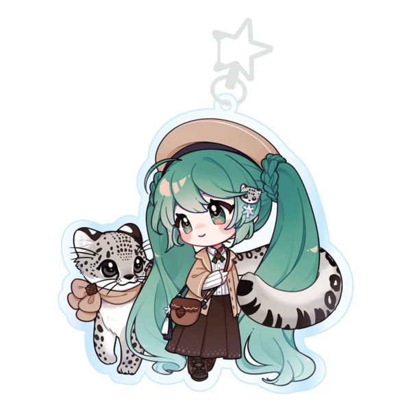 Hatsune Miku Winter Time Acrylic Keychain Vocaloid
