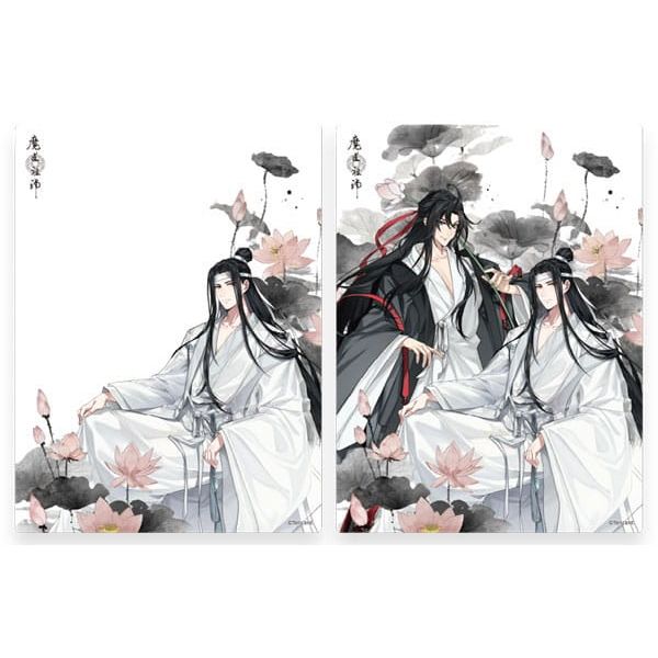 Póster Carta Efecto 3D Wei Wuxian y Lan Wangji Grandmaster of Demonic Cultivation