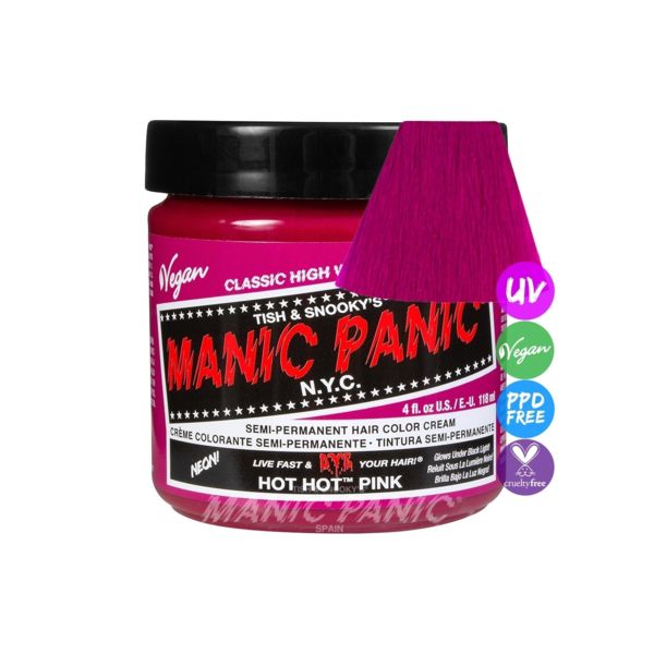 Classic Hot Hot Pink Fantasy Dye Manic Panic