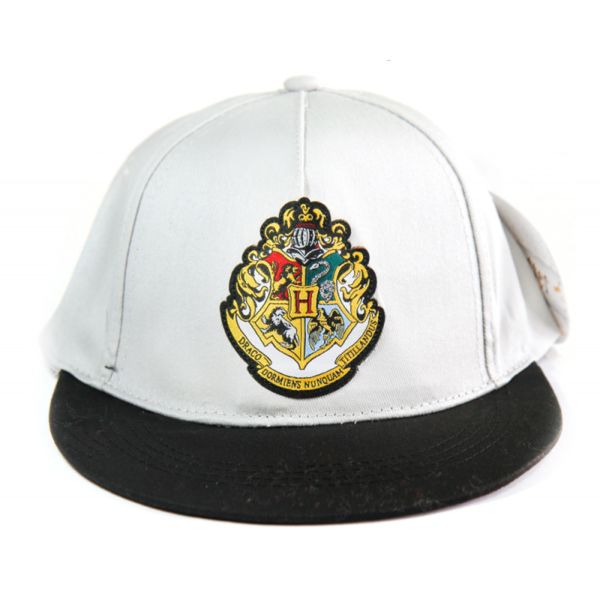 Hogwarts Shield Grey Cap Harry Potter