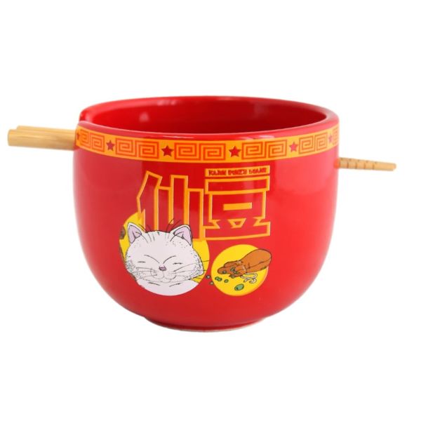 Bol Ramen con Palillos Rojo Karin Dragon Ball Z