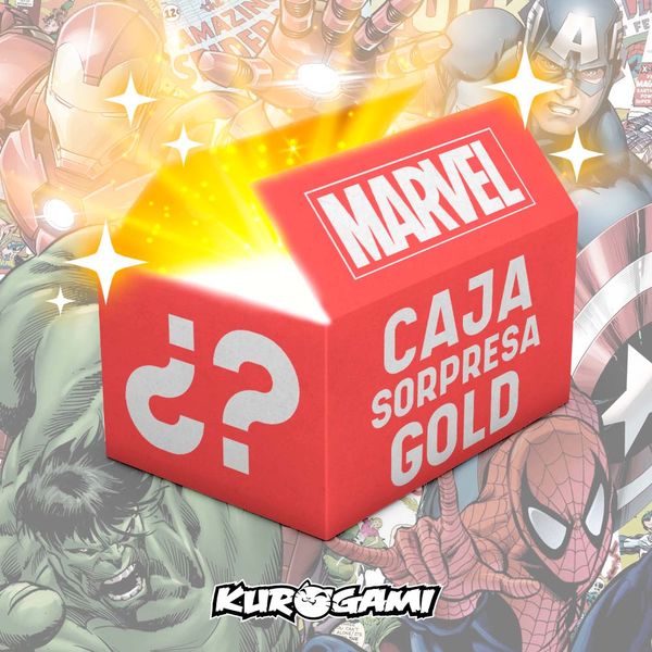 Caja Sorpresa Marvel Gold