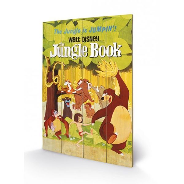 Cuadro De Madera El Libro De La Selva Disney
