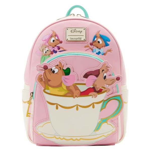 Mochila Gus y Jack en Taza Te La Cenicienta Disney Loungefly