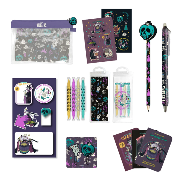 Villains Disney Stationery Set