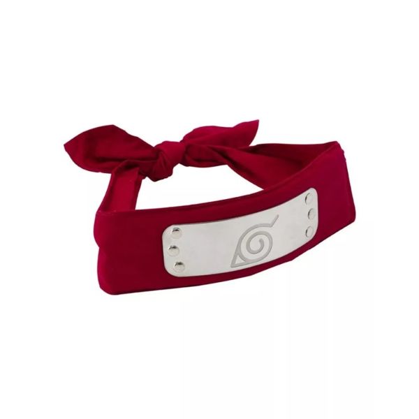 Bandana Roja Aldea Konoha Naruto Shippuden