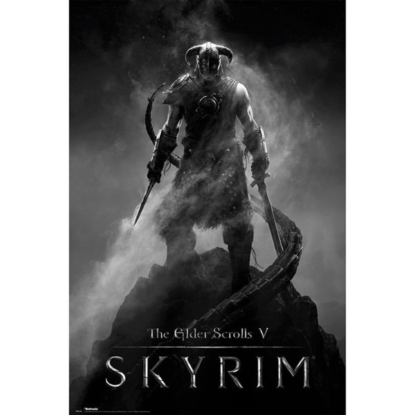 Poster Dovahkiin The Elder Scrolls V Skyrim 91,5 x 61 cms