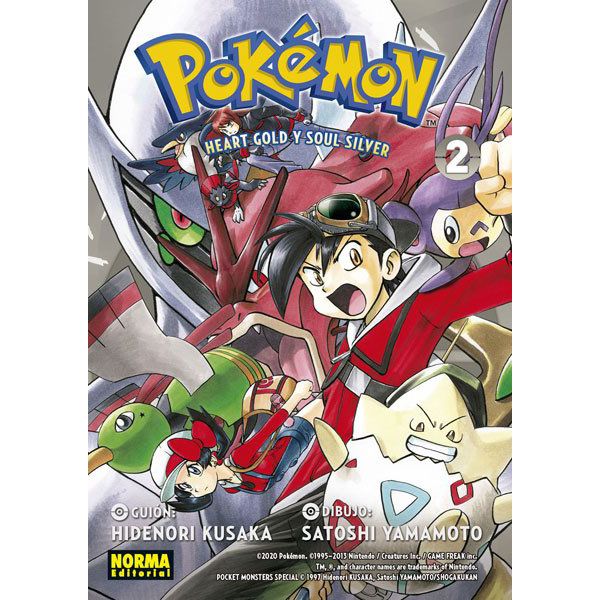 Pokemon Heart Gold y Soul Silver #02 Manga Oficial Norma Editorial