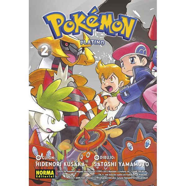 Pokemon Platino #02 Manga Oficial Norma Editorial