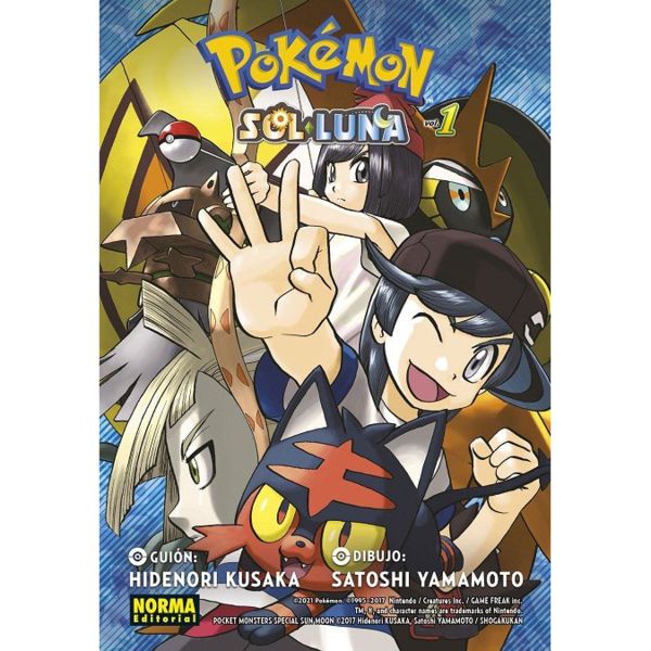Pokemon Sol y Luna #01 Manga Oficial Norma Editorial