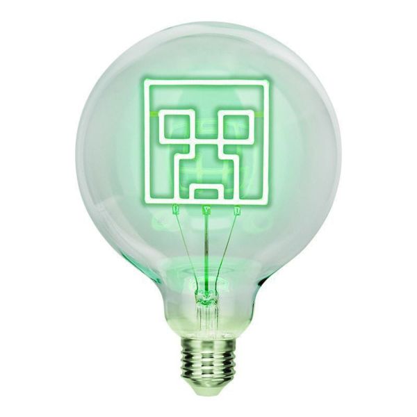 Bombilla LED Neón Creeper Minecraft