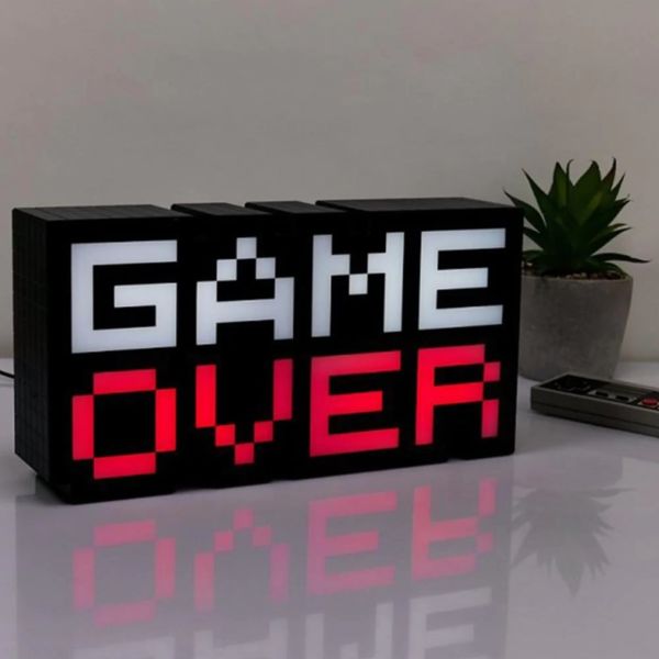 Lampara 3D Game Over Paladone