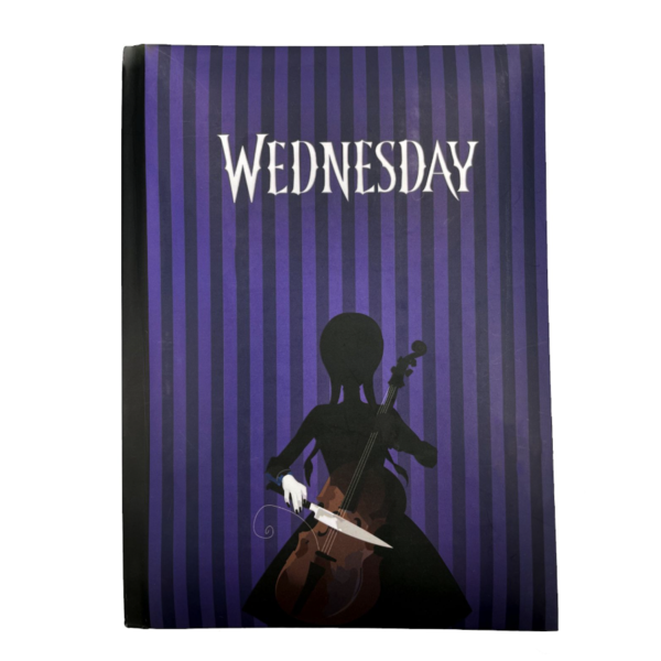 Classic Wednesday Addams A5 Notebook with Light