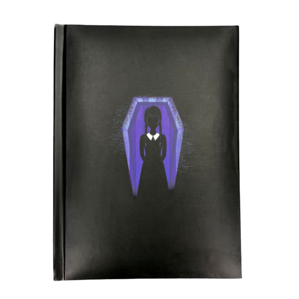 Libreta A5 con luz Dark Side Miércoles Addams Wednesday