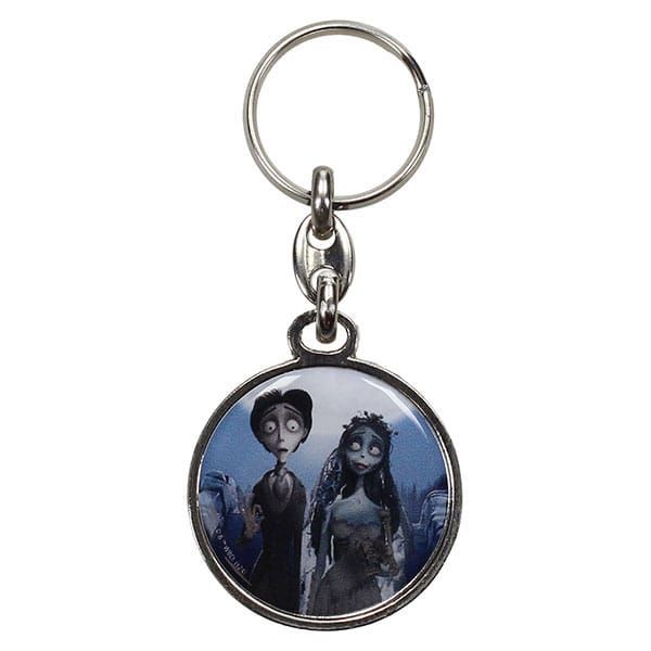 Emily & Victor Keychain Corpse Bride Tim Burton