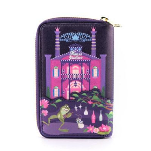 Monedero Tarjetero Palacio Tiana y el Sapo Disney Loungefly