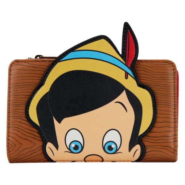 Monedero Tarjetero Pinocho y Pepito Grillo Pinocho Disney Loungefly