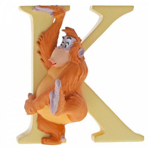 Figura El Rey Louie Letra K El Libro de la Selva Disney Enchanting Collection
