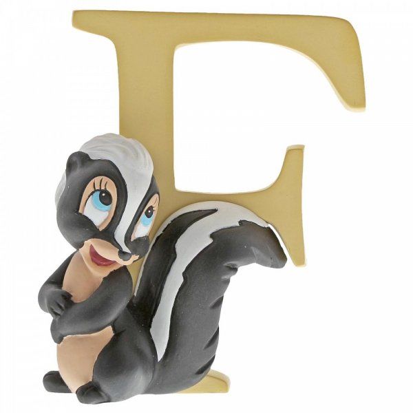 Letter F Flower Figure Bambi Disney Enchanting Collection