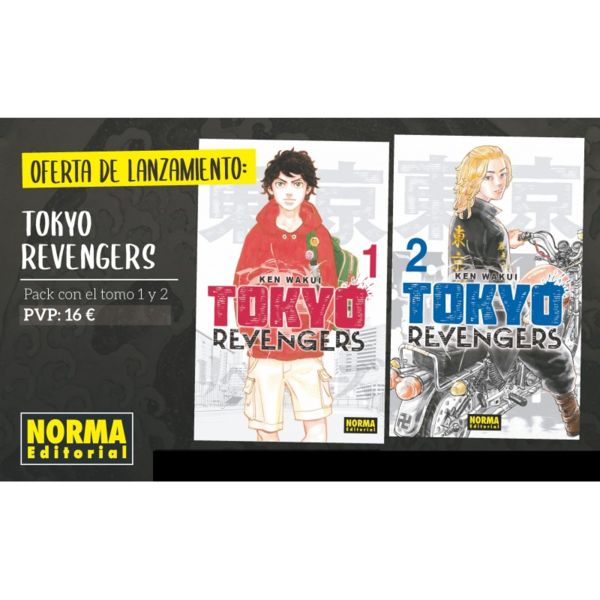 Tokyo Revengers #01 #02 Pack Especial Manga Oficial Norma Editorial