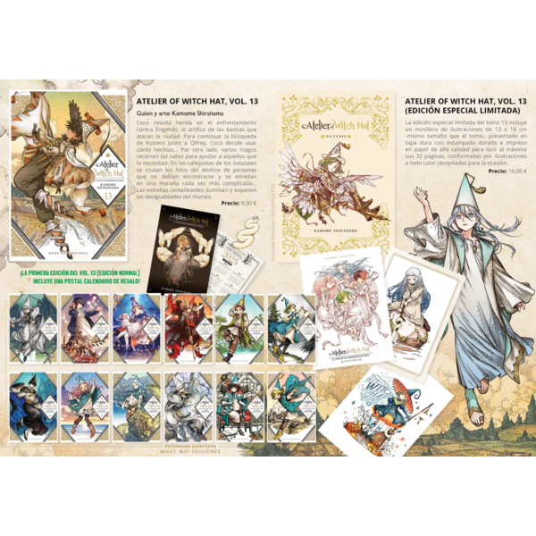 Atelier of Witch Hat #13 Spanish Manga Special Edition