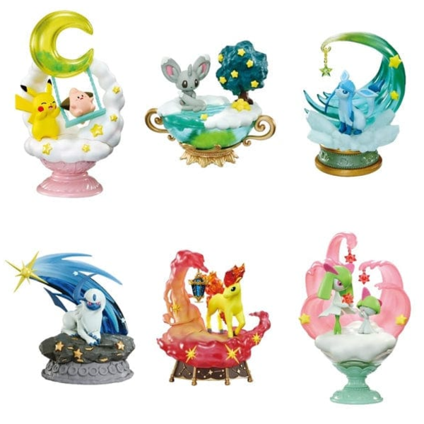Dreamy Moonlight Star Walk Starrium Serie Pokémon Blind Box Figure Re-Ment (Aleatorio)