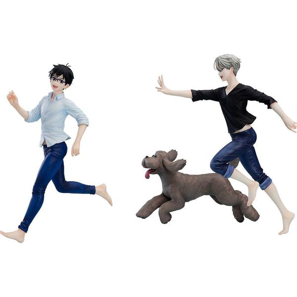 Figura Yuri & Victor & Makkachin Yuri on Ice Set