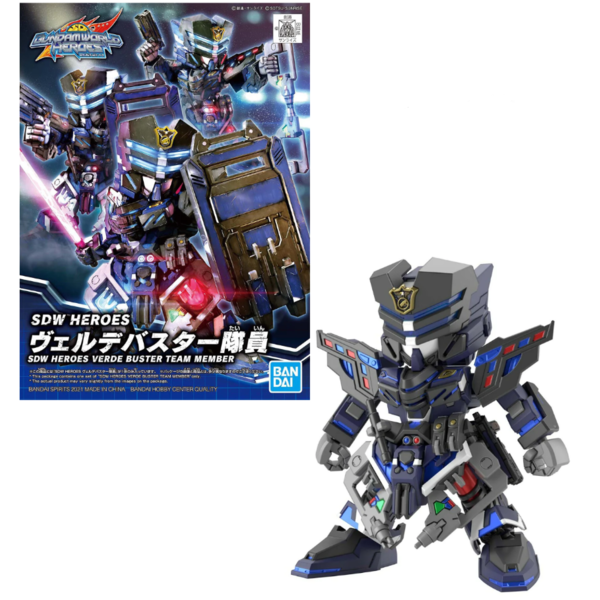 Heroes Verde Buster Team Member Model Kit Gundam SDW