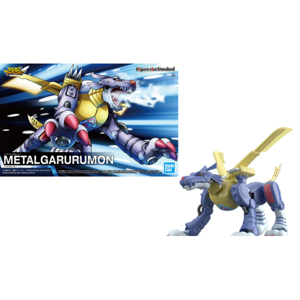Model Kit Metalgarurumon Anime Version Digimon Adventure Figure Rise Standard