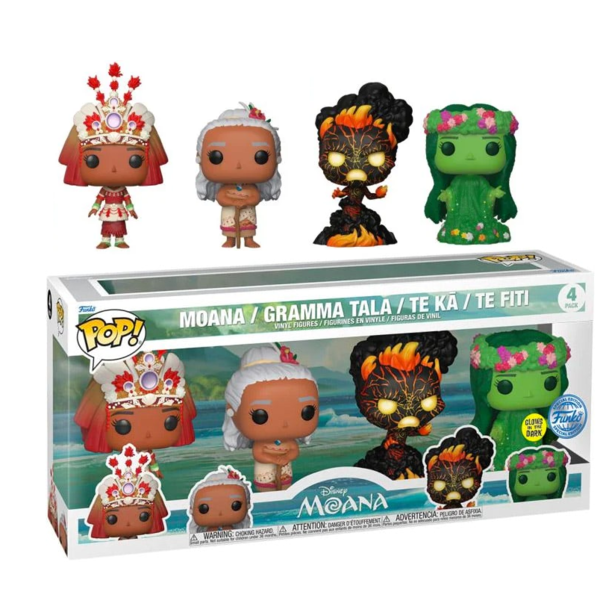 Funko Moana Disney POP! 4 Set Special Edition