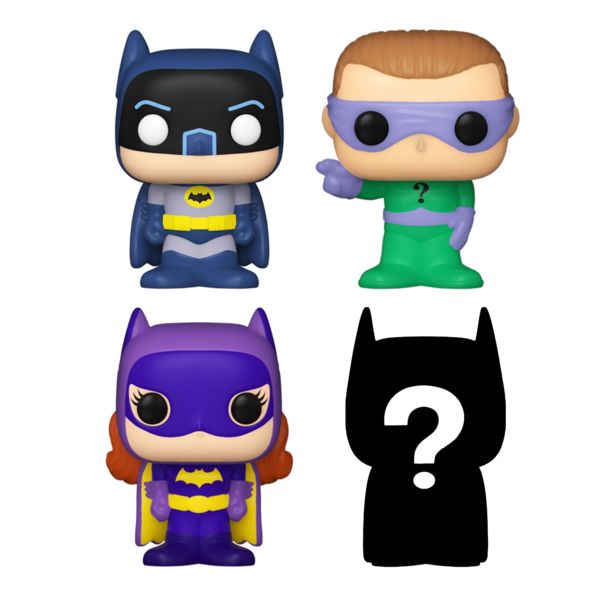 Funko Bitty Pop Adam West Batman DC Comics 4 Pack