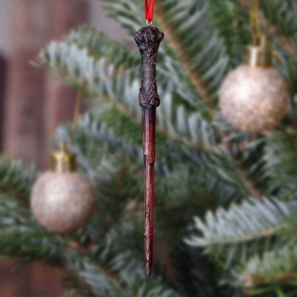 Adorno Arbol Navidad Varita Harry Potter