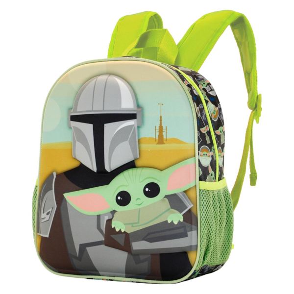 The Mandalorian and Grogu Childrens Backpack 3D Star Wars The Mandalorian