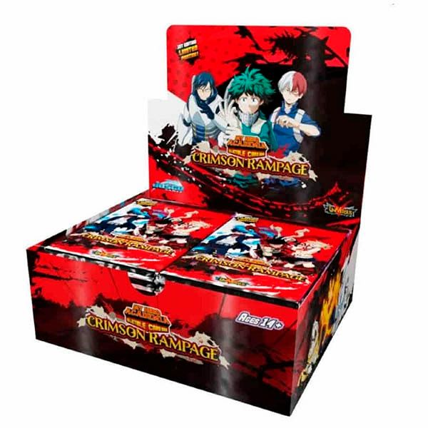 Caja My Hero Academia Collectible Card Game Crimson Rampage
