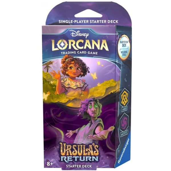 Amber Amethyst Starter Deck Disney Lorcana Ursula's Return - English