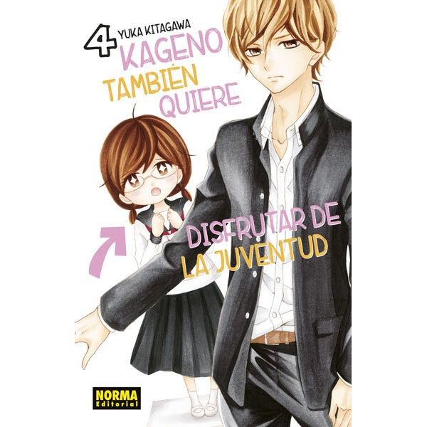 Kageno También Quiere Disfrutar De La Juventud #04 Manga Oficial Norma Editorial