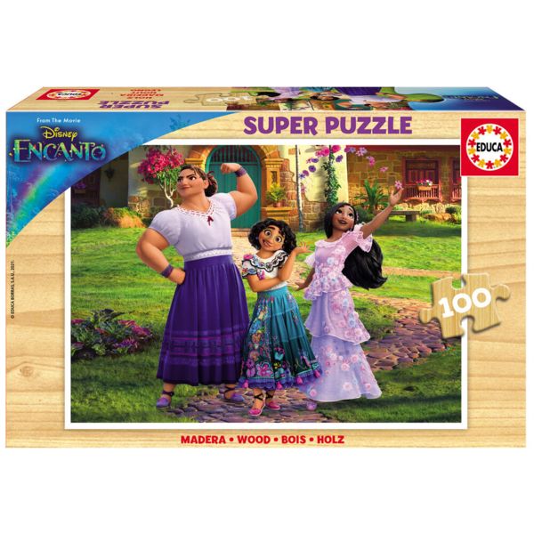 Puzzle Encanto Disney 100 Piezas de Madera