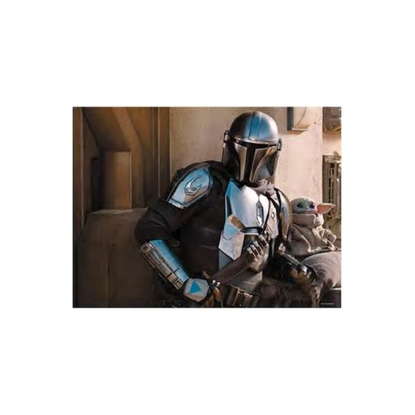 Puzzle 3D Lenticular Grogu The Child y Mando Star Wars The Mandalorian 500 Piezas