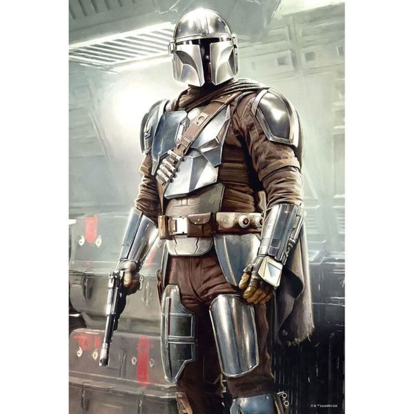 Puzzle 3D Lenticular Mando Star Wars The Mandalorian 200 Piezas