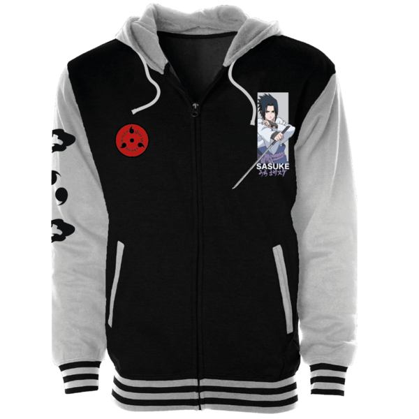 Chaqueta Negra Sasuke Uchiha Naruto Shippuden
