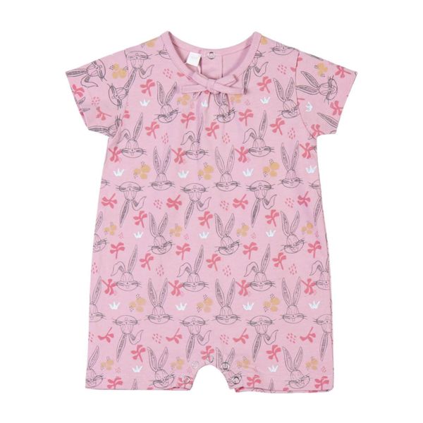 Pelele Bebe Bugs Bunny Rosa Looney Tunes 