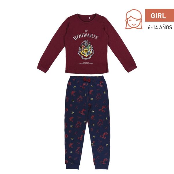 Pijama Largo Chica Hogwarts Harry Potter