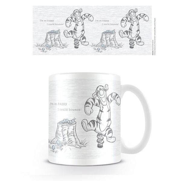 Tigger Im So Happy I Could Bounce Mug Winnie the Pooh Disney 315 ml