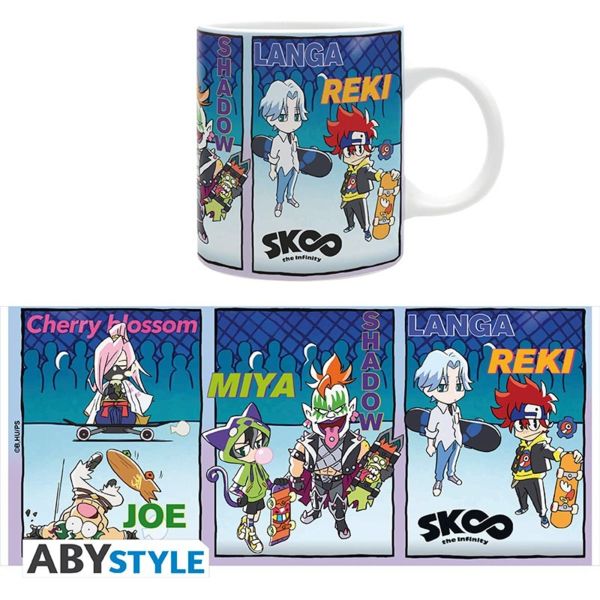 Taza Personajes Chibi SK8 The Infinity 320 ml