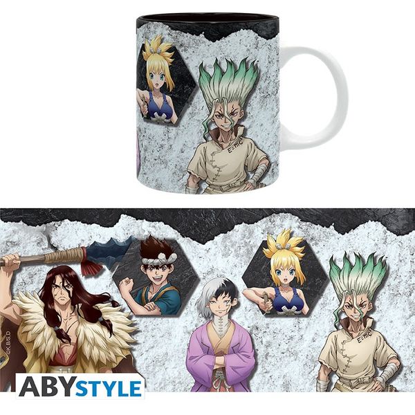 Taza Grupo Personajes Dr Stone 320 ml