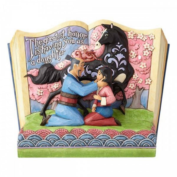 Figura Mulan Story Book Mulan Jim Shore Disney Traditions