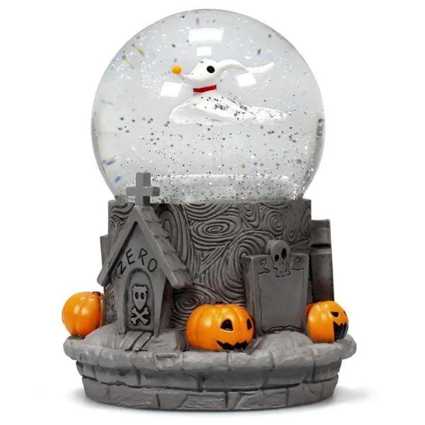 Zero Figure Snow Globe Nightmare Before Christmas
