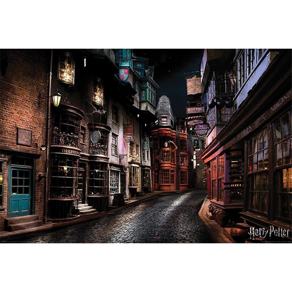 Poster Callejon Diagon Harry Potter 61 x 91 cms