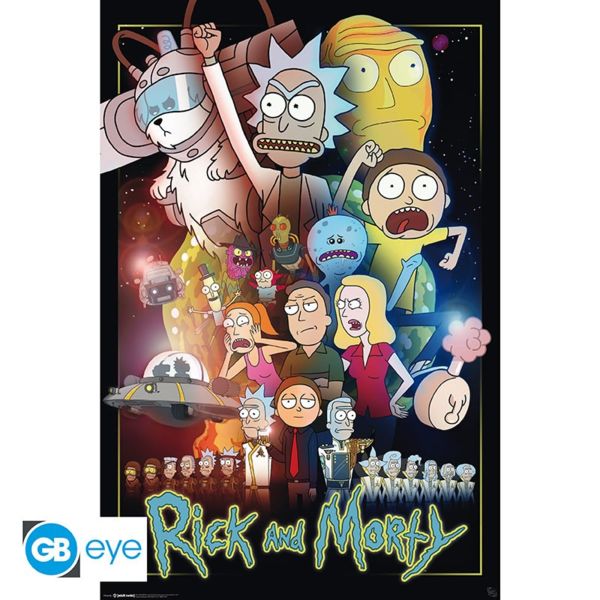 War Poster Rick & Morty 61 x 91.5 cms