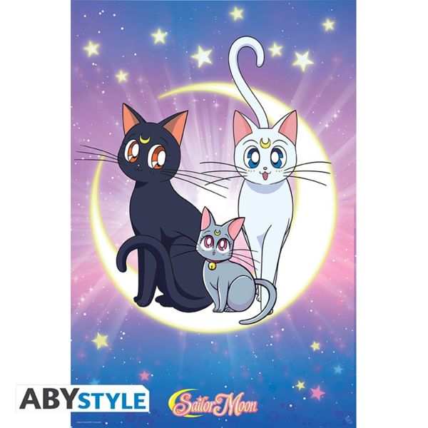 Poster Luna Artemis Diana Sailor Moon 91,5 x 61 cms